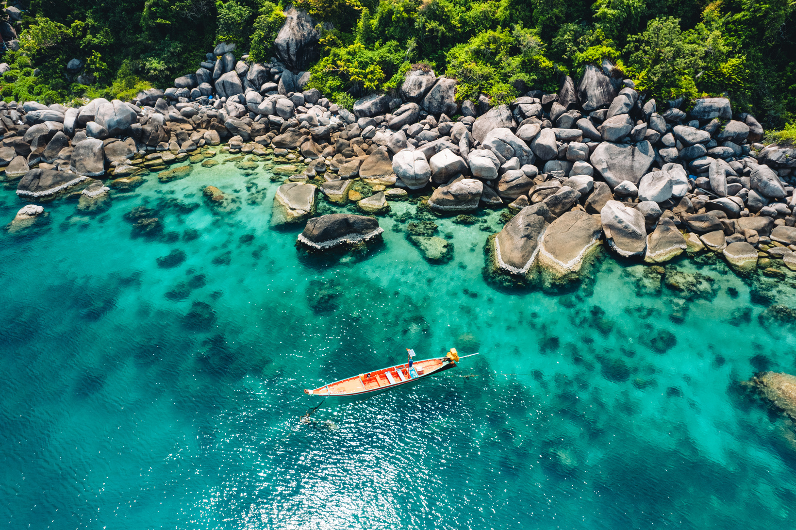 Beach and sea at Koh Tao, Thailand